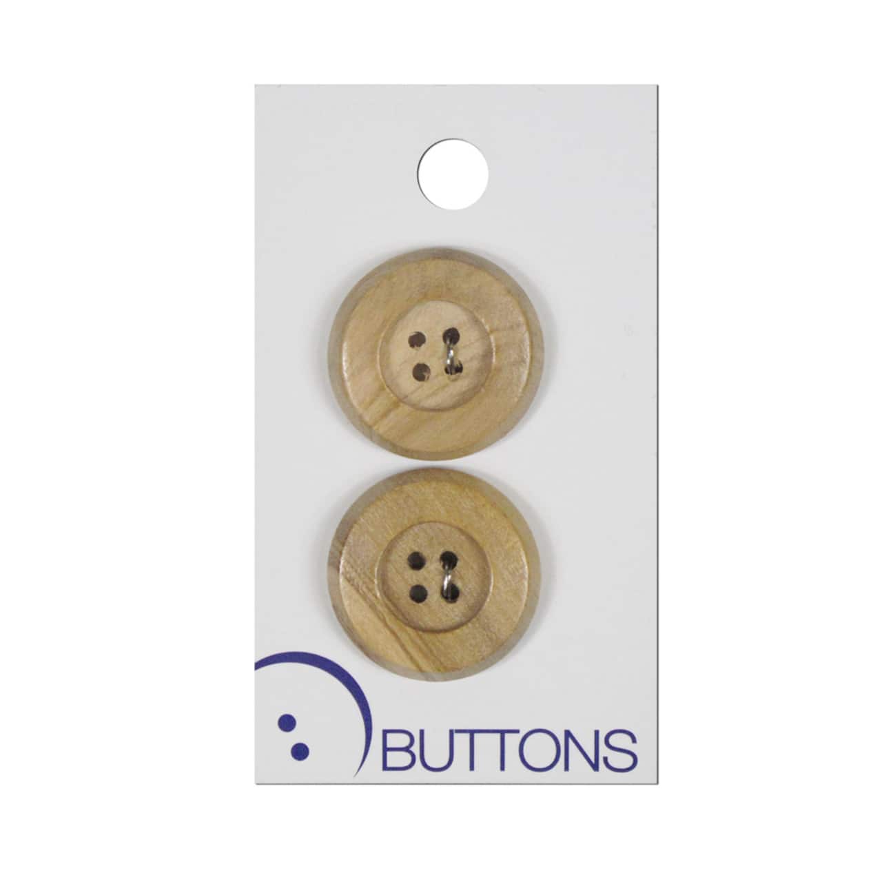 Wood Buttons, 1&#x22;